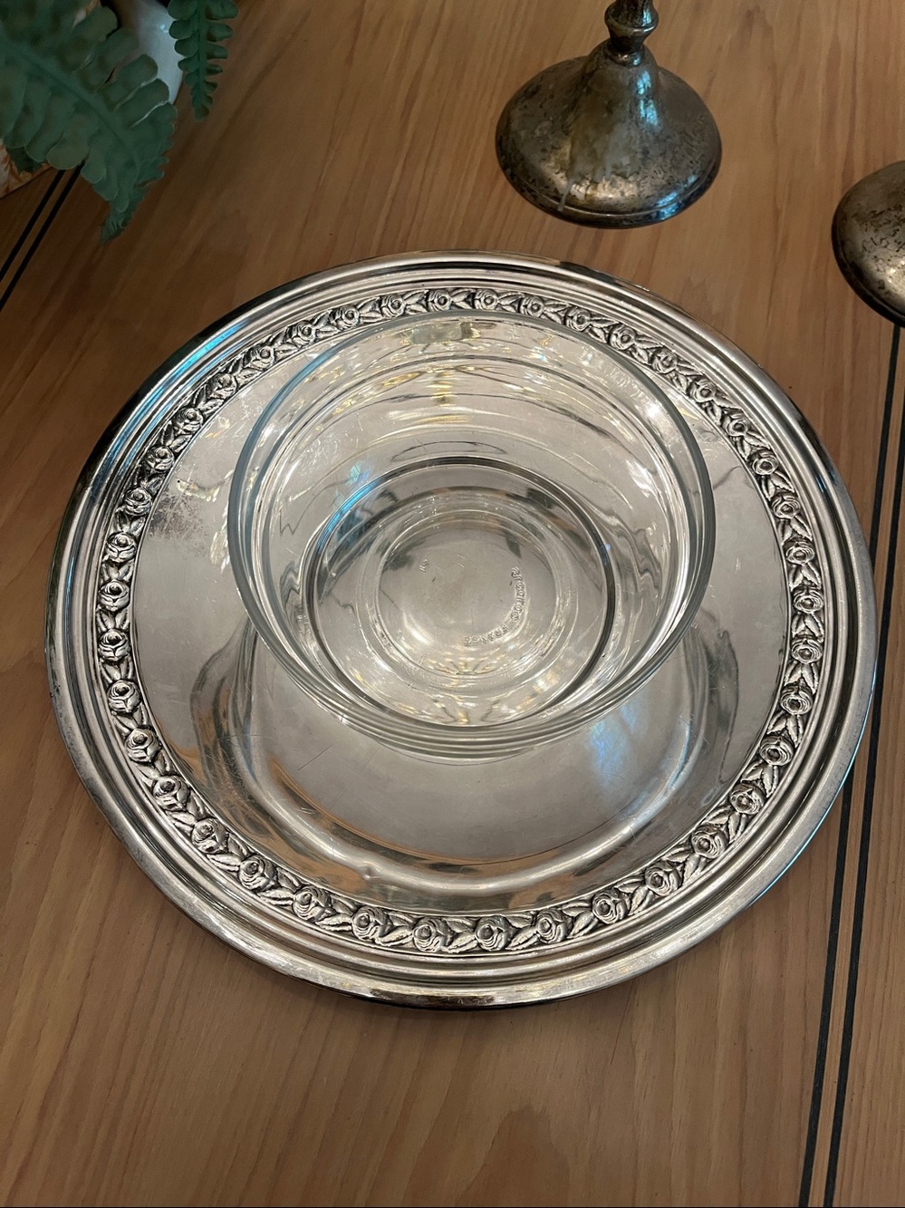 Reed & Barton silver plated Plate